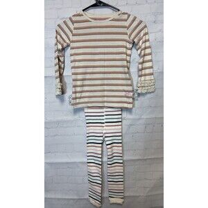 Girls Ruffle Butts Long sleeve Shirt And Pants Set 4/5 T